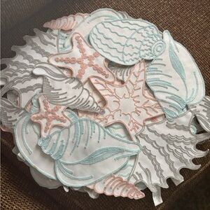 6 Coastal/Beach placemats